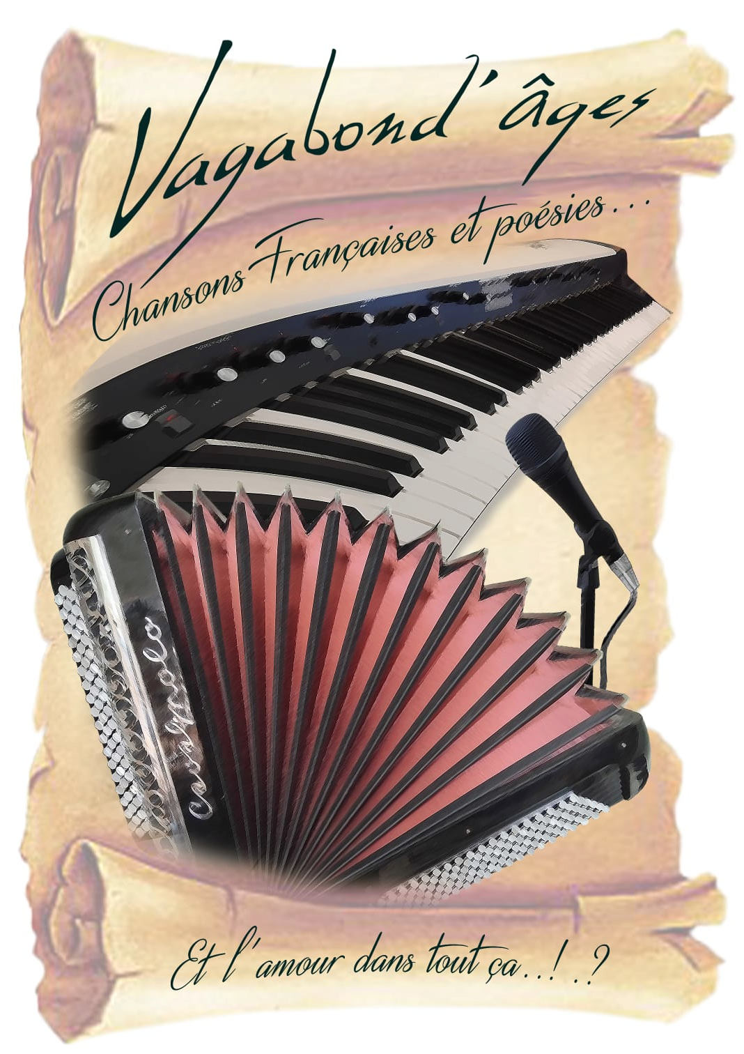 Vagabond'âges, affiche spectacle
